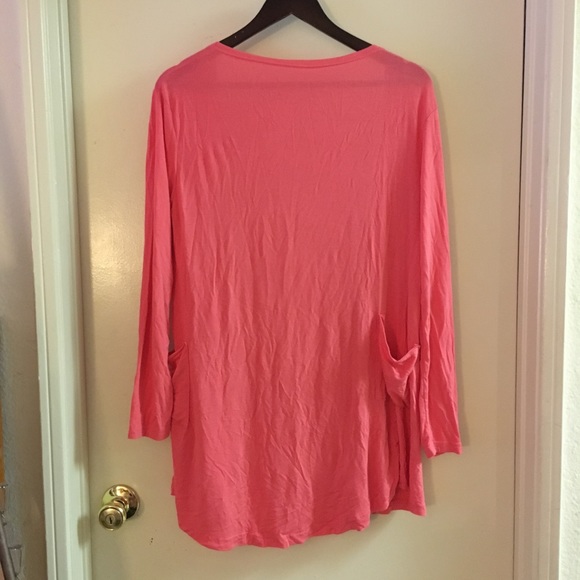 LAST DAY TO PURCHASE! Pink Cardigan - Picture 3 of 4